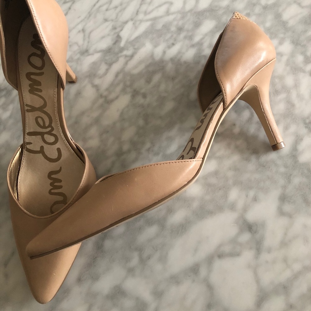 Sam Edelman Opal d'Orsay Nude Pumps
